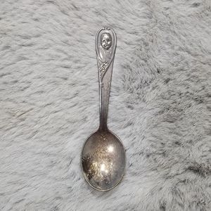 Vintage silver plated Gerber spoon. About 4" long. Collectible.